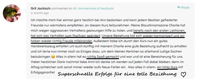 beißende Amazone Erfolgsgeschichten