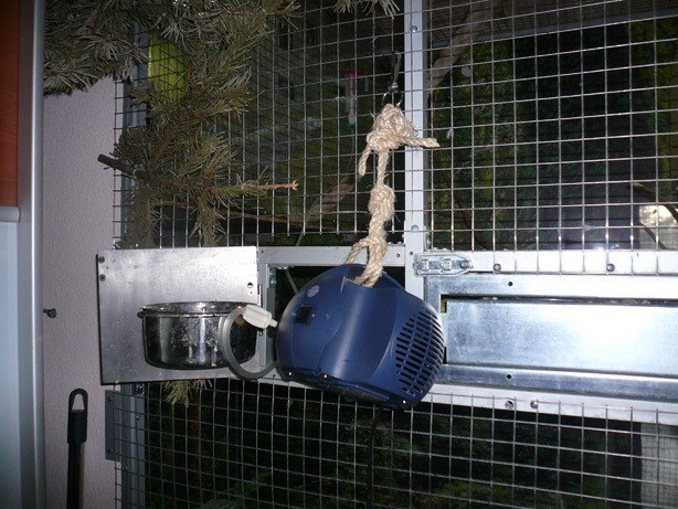 Inhalierkäfig für Papageien Bild 17