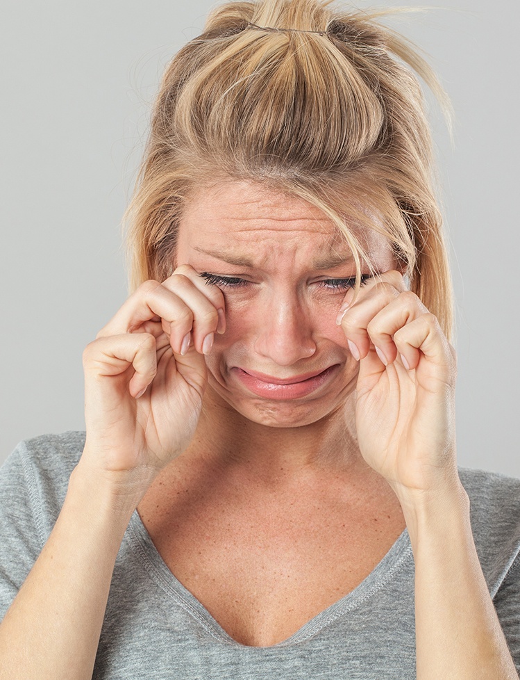 Frau weint Frau weint