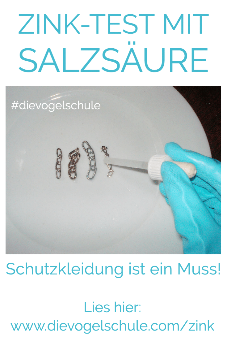 Zink Test Schutzkleidung