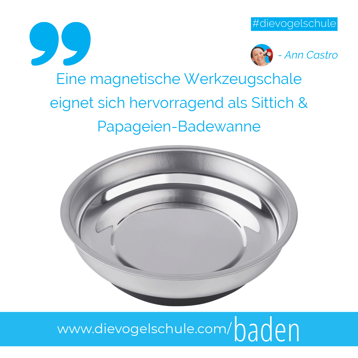 Badeschale Papageien Sittiche Badeschale für Papageien Sittiche